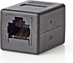 Nedis Netwerkkoppeling - CAT5e / CAT6 - Onafgeschermd - RJ45 Female - RJ45 Female - Recht - ABS - Doos