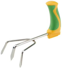 Peta ergonomische handhark - Roestvrij staal - Pistoolgrip-handvat - 23 cm x 15 cm