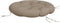 vidaXL - Zitkussen - rond - Ø - 100x11 - cm - oxford - stof - taupe