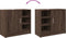 vidaXL - Wastafelkast - 63x29x55 - cm - bewerkt - hout - bruin - eikenkleurigig