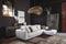 Tower living nottingham 2,5-al + chaise r - copenhagen 900 light ivory