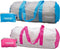 Avento Sporttas - Opvouwbaar tot pocketformaat - Wit/Fuchsia/Grijs