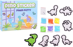 Maak je eigen dino foam sticker 28180