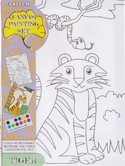 Maak je eigen tijger schilderij (L)