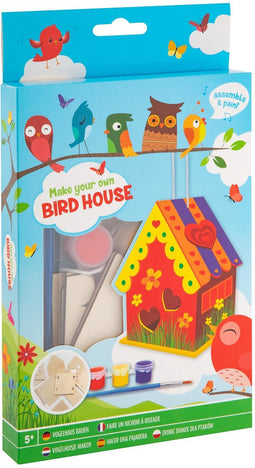 Maak je eigen vogelhuisje voor in de Tuin
