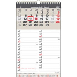 Maandkalender Memo-Manager, viertalig, 2023