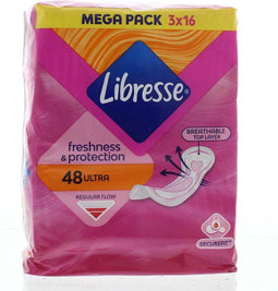 Maandverband libresse ultra normal 48 stuks