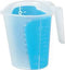 Maatbeker - Transparant / Blauw - Kunststof - 500 ml