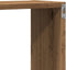vidaXL - Wandschap - 96x18x60 - cm - bewerkt - hout - artisanaal - eikenkleurig