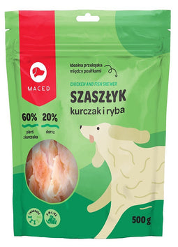 MACED Chicken and fish skewer - Dog treat - 500g