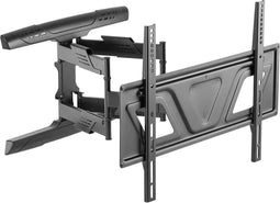 Maclean - Beugel voor tv of monitor 37-80 "plat / Zwart max Vesa 600x400 45kg - afstand van de muur 41-475mm