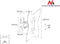 Maclean MC-501 - TV-beugel / TV-houder - TV Muurbeugel voor 23