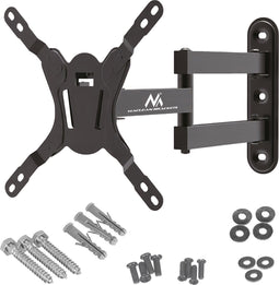 Maclean - TV-Beugel - Monitorhouder - beugel voor TV of monitor, max. VESA 200x200, 23-43", 30kg, zwart, MC-418