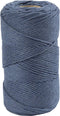 Macrame Koord - Blauw, 198m.