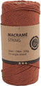 Macrame Koord - Burnt Orange, 198m.