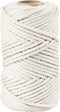 Macramé Koord, L: 55 m, 4 mm, Off-white, 330 gr, 1 Rol