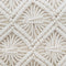 Macramé kussen met franjes 40x40cm beigekleurig Atmosphera Créateur d'intérieur