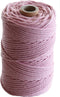 Macramétouw twine thick van 70 m, lichtroze