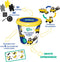 Clics Builders - Bouwblokken 5-in-1 - Duurzaam speelgoed van gerecycled kunststof - Educatief speelgoed (123 stuks)