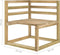 vidaXL - Tuinhoekbank - pallet - groen - geïmpregneerd - grenenhout