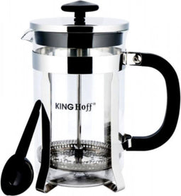 Madame Chai - KINGHOFF koffie- en theemaker 0,35 liter - theepress - koffiepress -theemaker -met extra maatlepel