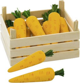 Goki - Houten Wortels in Kist - 10dlg - Multikleur (10 stuks)