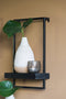 Maddison wandplank 30x15x50 cm - mat zwart