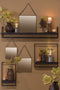 Maddison wandplank 30x15x50 cm - mat zwart