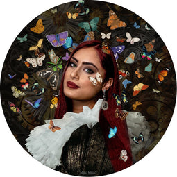 Melli Mello Lovely Little Butterfly Wall Circle Black