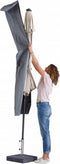Madison beschermhoes hang/staande parasol - grijs