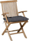 Madison bistro tuinkussen Panama 46x46 cm - grijs