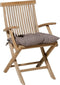 Madison bistro tuinkussen Panama 46x46 cm - taupe