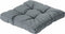 Madison Florance Kussen - Rib Grey - 47x47 - Grijs