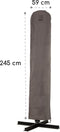 Madison - Hoes - voor - staande - parasol - 165x25 - cm - grijs