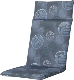 Madison - Hoge Rug - Cirvle Blue - 120x50 - Blauw