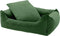 Madison Hondenbed Velvet 80x67x22 cm groen