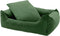 Madison Hondenbed Velvet 80x67x22 cm groen