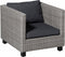 Madison Lounge kussen Panama Grijs - 60 x 60cm