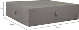 Madison - Loungeset Cover - Grijs - 255 x 255 x 70