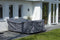 Madison Loungesethoes 210x200x70 cm grijs