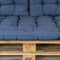 Madison - Palletkussen - Loungekussen - Zitkussen - 120x80cm - Florance Saffier Blauw - Tuinkussen