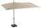 Madison - Parasol Asymetrisch Sideway - Ecru - 360x220