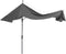 Madison - Parasol Asymetrisch Sideway - Grijs - 360x220
