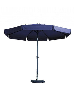 Madison - Parasol Flores Rond - 300cm - Blauw