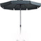 Madison - Parasol Flores Rond - 300cm - Grijs