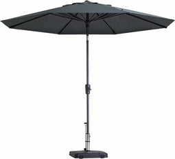Madison - Parasol Paros II Round Grey - 300cm - Grijs