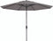 Madison - Parasol Paros II Round Light Grey - 300cm - Grijs