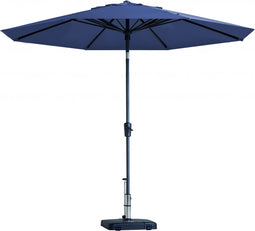 Madison - Parasol Paros II Round Safier Blue - 300cm - Blauw