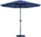 Madison - Parasol Paros II Round Safier Blue - 300cm - Blauw