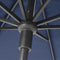 Madison - Parasol Paros II Round Safier Blue - 300cm - Blauw